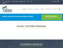 Tablet Screenshot of denia.lt