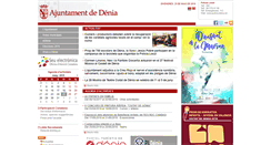 Desktop Screenshot of denia.es